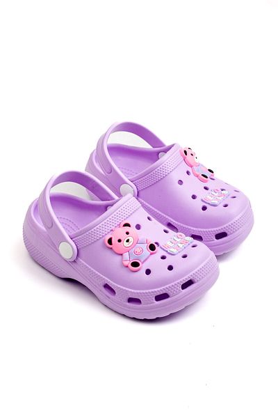 Melek Tuna Children's Teddy Bear Non-Slip Sandals Slippers, Children's Cross Slippers, Children's Slippers, Children's Pool Slippers,