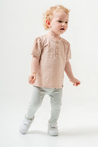 bombe Baby Kids Skin Cotton Tights 2-Piece Set Trend Fashion Bottom Top Set