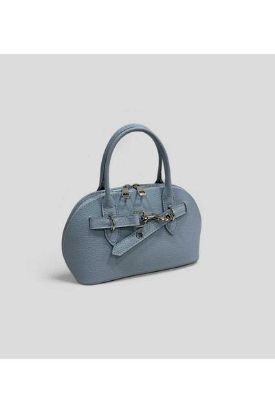Zeynep Keskin Design Geantă de mână și de umăr pentru femei din PIELE VERITĂ cu detaliu accesoriu