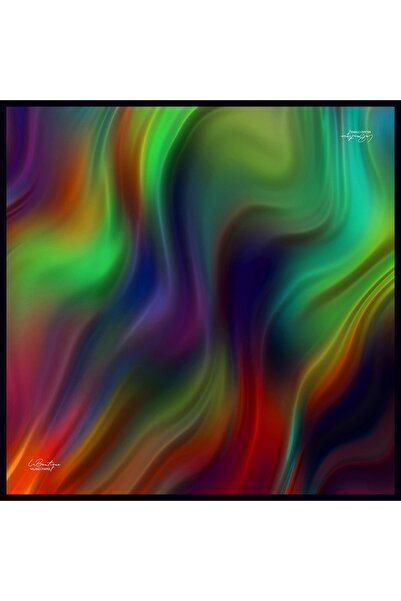 LA BOUTIQUE وشاح سلسلة خاصة 1741-01 90X90