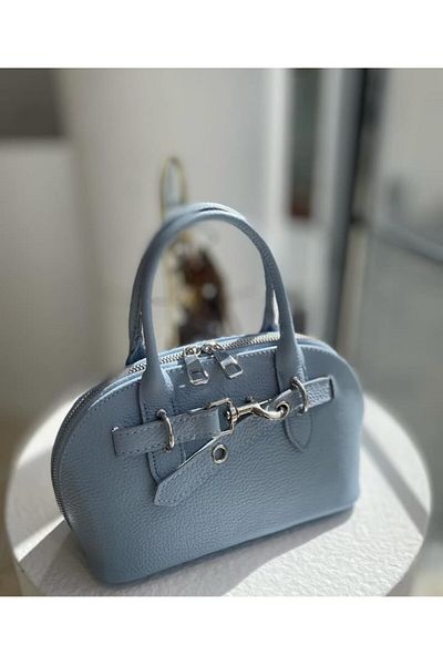 Zeynep Keskin Design Geantă de mână și de umăr pentru femei din PIELE VERITĂ cu detaliu accesoriu