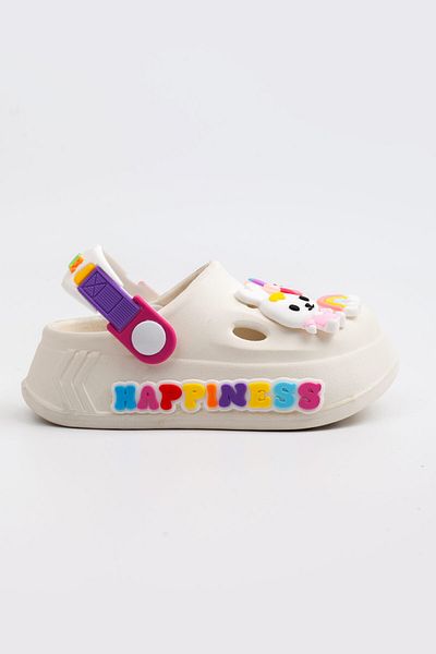 Melek Tuna Girls' Anti-Slip Sandals Slippers, Children's Cross Slippers, Baby Slippers, Children's Pool Slippers,