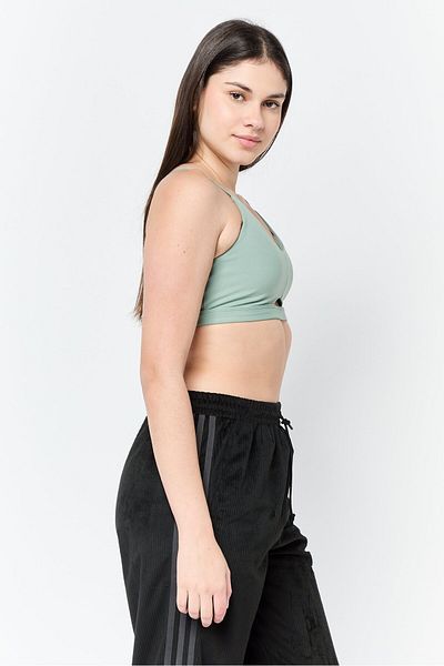 adidas Women Sportswear Fit Training Sports Bra, Sage Green