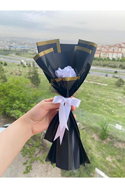 Yıldızköşesi باقة ورد غير قابلة للبهتان، باقة واحدة، باقة زهور صناعية، هدية ل...