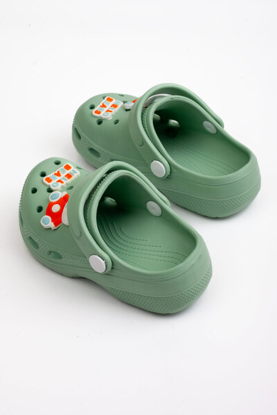 Melek Tuna Çocuk Ayıcıklı Kaydırmaz Sandalet Terlik, Çocuk Cross Terlik, Çocuk Terlik, Çocuk Havuz Terliği,