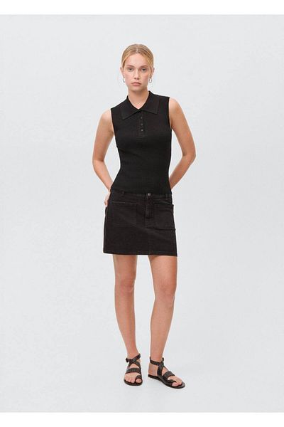 Mango Teen Polo Neck Knitwear Bluz