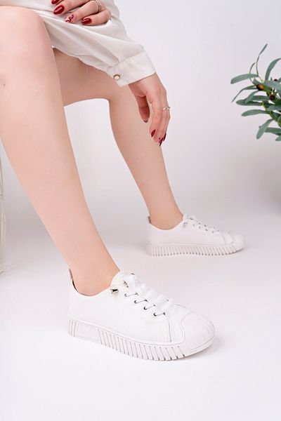 pasyone White Women's Sneaker Casual Shoes