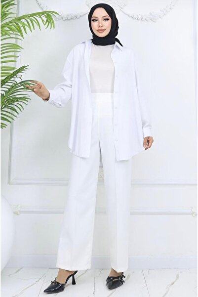 Dona Carmita Plazzo Kumaş Pantolon