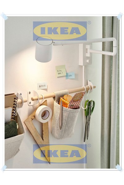 IKEA Nereby Ahşap Rengi Ray, Mutfak Duvar Rayı, 60 cm