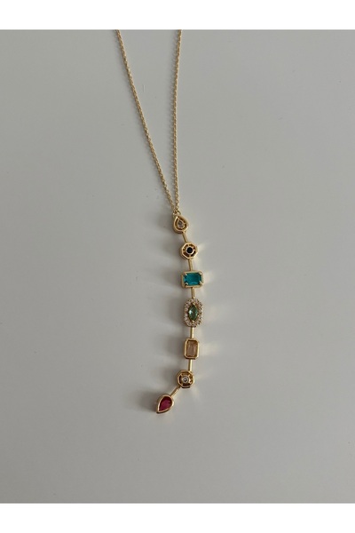 stainless steell قلادة حجر Y ضارة للصحة ولا تحتوي على النيكل، قلادة منخفضة ال...