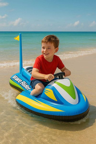 Intex Inflatable Marine Boat Jet Ski for Children Look – 117X77 cm |   Max 40 kg |   Sea and Pool Toy