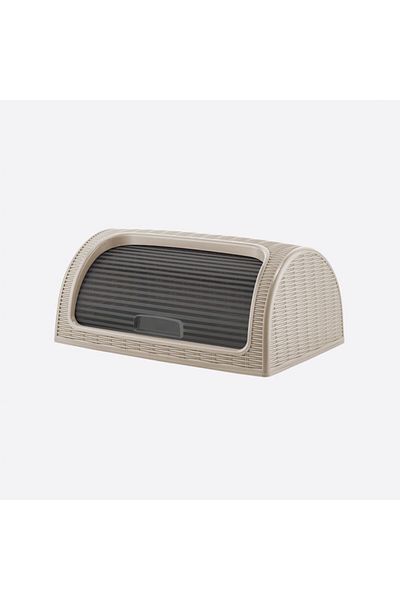 Leony Sliding Flip Lid Bread Bin, Bread Storage Box Bread Storage Container