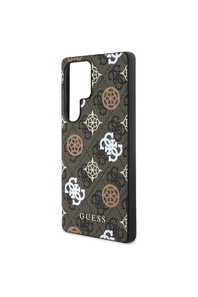 Guess Case for Samsung Galaxy S25 Ultra, Guess, Hardcase Peony, Brown
