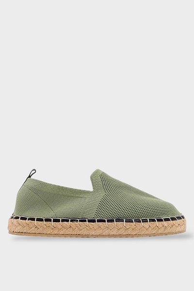 Liger Unisex Χειροποίητο Πλεκτό Espadrille Χακί