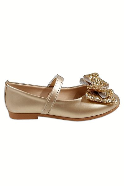 welissa Gold New Bow Girl's Ballerina Ballet