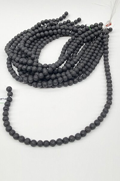 Limelia Piatra naturala de lava neagra 8 mm