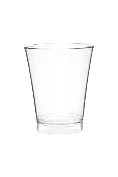RUBİKAP 240 ML TULİP SERT PLASTİK MEŞRUBAT-TATLI BARDAĞI 16'LI