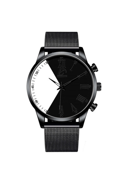 REDz Accessories Ceas Ultra Subțire, Eclipse Mesh, Bărbătesc, Cronograf, Meta...