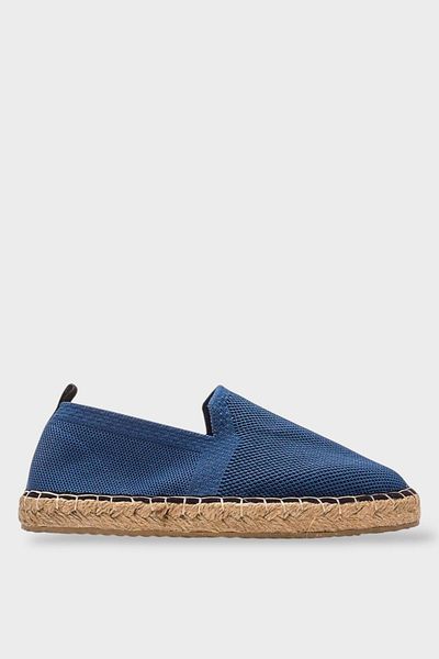 Liger Unisex Χειροποίητο Πλεκτό Espadrille ΜΠΛΕ