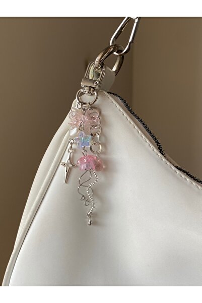 bettymettys Pembe Jellyfish Denizanası y2k Fairycore Coquette Anahtarlık Çant...