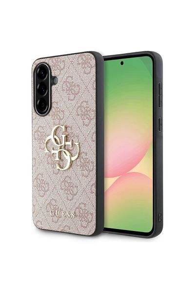 Guess Case For Samsung Galaxy A56 5g, , Hardcase Big Logo, Pink