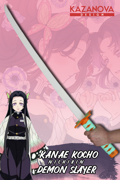Kazanova Design Kanae Kocho Demon Slayer Katlanabilir Katana