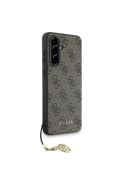 Guess Case for Samsung Galaxy A56 5G, Guess, Hardcase Charm, Brown
