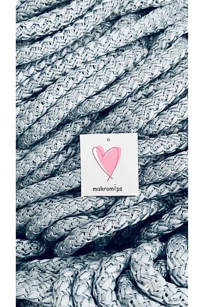 Makromİps Macrome Rope (10 m) Sewable Tres Polyester Woven Rope Cable Raceway Knitting Hobby Multipurpose Rope