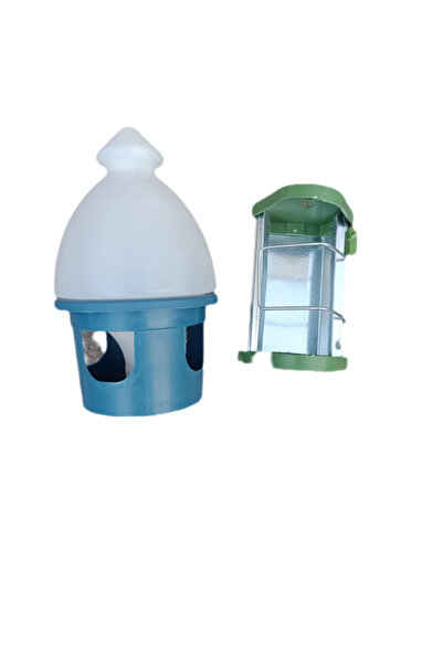 Özdemir Petshop Güvercin yemlik suluk seti yemlik 15 cm suluk 1 tl