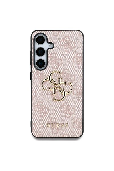 Guess Case for Samsung Galaxy S25, Guess, Hardcase Classic, Pink