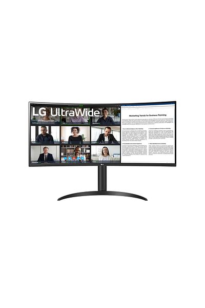 LG 34WR55QC-B 34'' UltraWide QHD Curved monitor with USB Type-C 100HZ VA 5ms GTG
