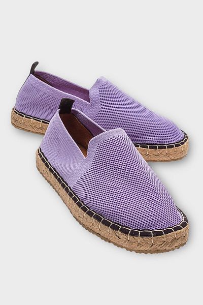 Liger Unisex Handmade Knitwear Espadrille Lilac