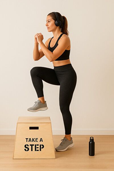 ESLENTA 30cm Ahşap Pliometrik Atlama & Kondisyon Kutusu