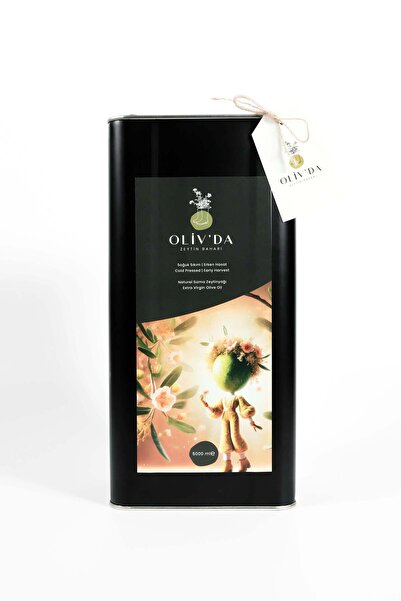 Oliv'da 2025-2026 (yeni Hasat) Erken Hasat Soğuk Sıkım Natürel Sızma Zeytinya...