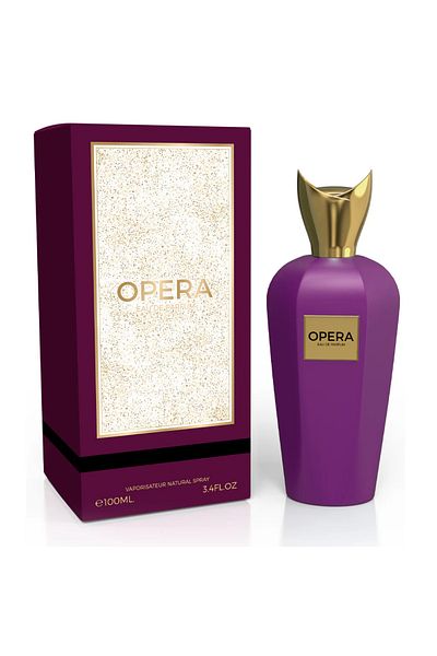 Milestone Opera Unisex Eau de Parfum, 100 ml, Notes of Fruit and Turkish Rose, Elegant Packaging