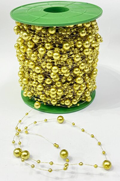 Limelia Σκούρο Χρυσό Λωρίδα Μισινάλι Πέρλα 10 μέτρα