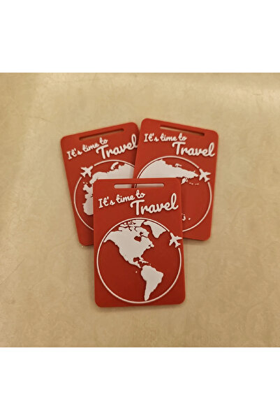 üç boyutlu haller Time to Travel Luggage Tag