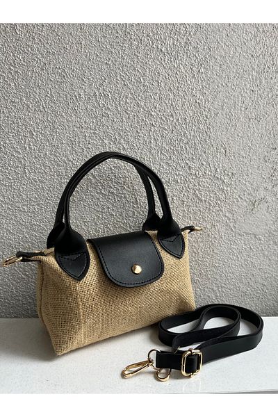 şengüler çanta Mini Size Straw Hand and Crossbody Women's Bag