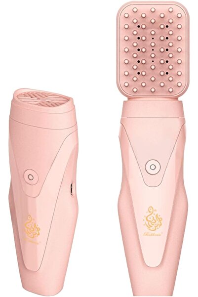 BAKHOOR مبخرة شعر كهربائية محمولة مع منفذ USB من Bukhoon MF4-V4-B - وردي