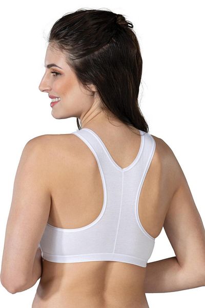 Emay Λευκό MI 1424 Modal Cotton Athlete Bustier