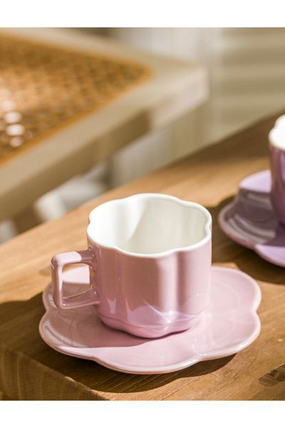 LC Waikiki Lcw Home Mixed 2 Person Porcelain Coffee Cup Set 90 ml P&M