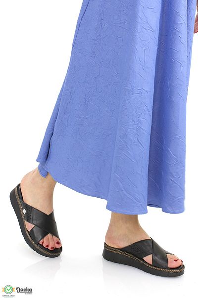 Mammamia Women's Daily Orthopedic Genuine Leather Slippers M26Yt1390