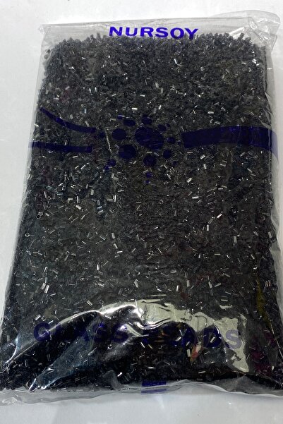 Limelia Mărgele decupate negre 500 gr