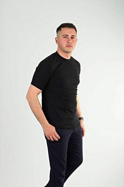 eg38 Reported Crew Neck T-Shirt Black