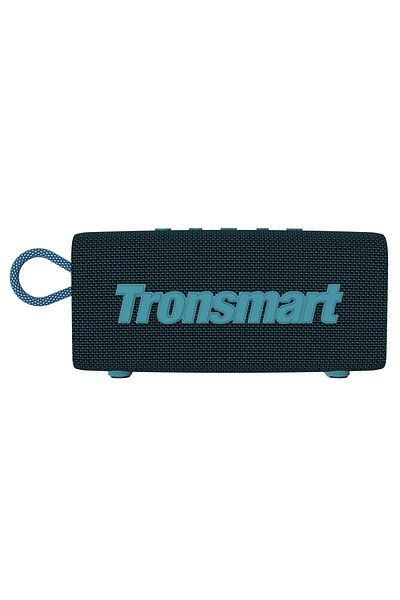 Tronsmart مكبر صوت ترونسمارت تريب ميني محمول بتقنية البلوتوث، بلوتوث 5.3، 20 ساعة، ميكروفون وقت اللعب، مقاوم للماء (أزرق)