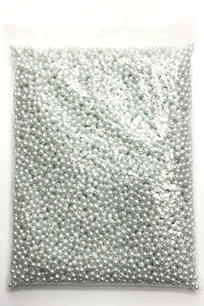 Limelia Mărgele de perle de sticlă albă 5 mm