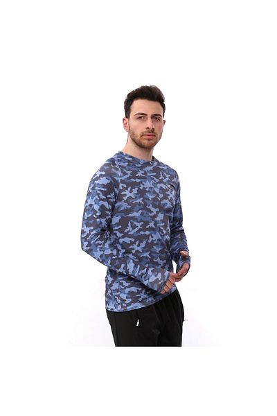 raru Μακρυμάνικο μπλουζάκι Evoco Blue