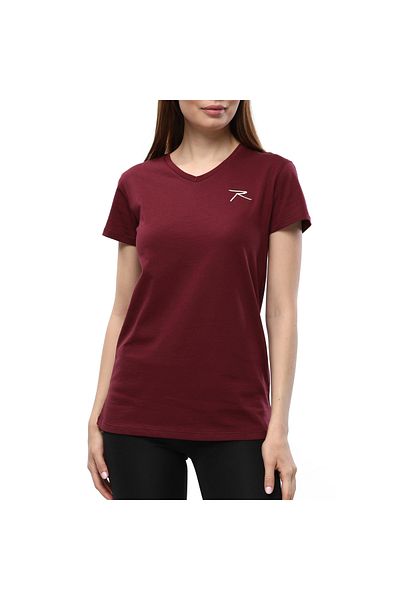 raru Γυναικείο T-Shirt MULIER CLARET RED - 100% βαμβάκι