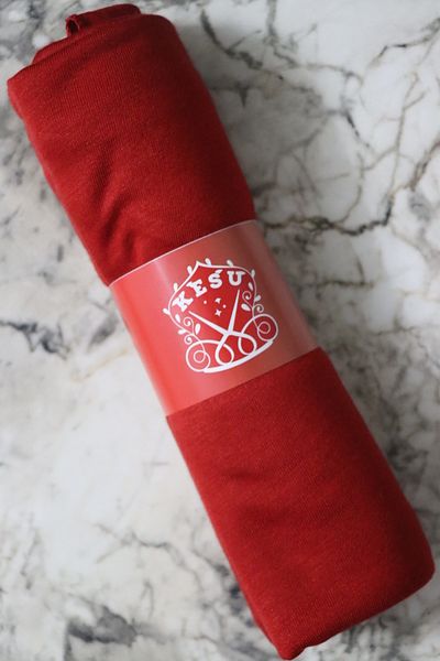 Kesu Combed Cotton Shawl (Red)