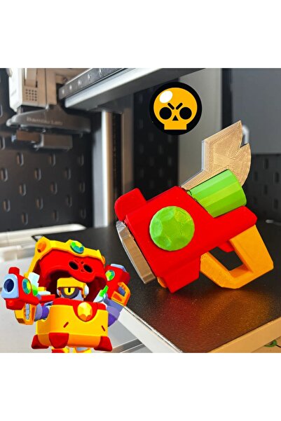 Suelo Butik Brawl Stars Darryl's Omega Pistol - Darryl Omega Tabancası (Figür...